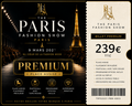 Billet PREMIUM — THE PARIS FASHION SHOW