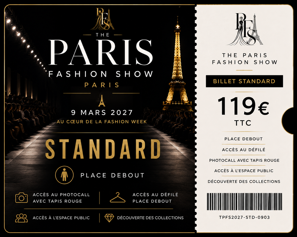 BILLET STANDARD — THE PARIS FASHION SHOW
